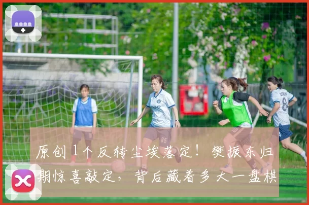 原创 1个反转尘埃落定！樊振东归期惊喜敲定，背后藏着多大一盘棋？