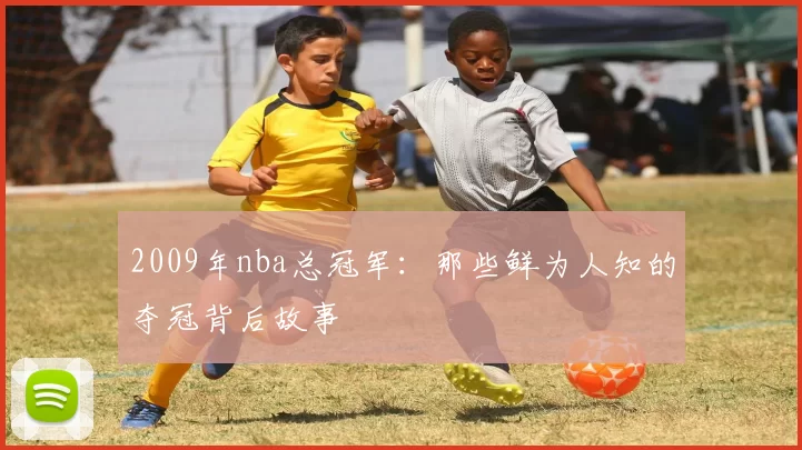 2009年nba总冠军:那些鲜为人知的夺冠背后故事