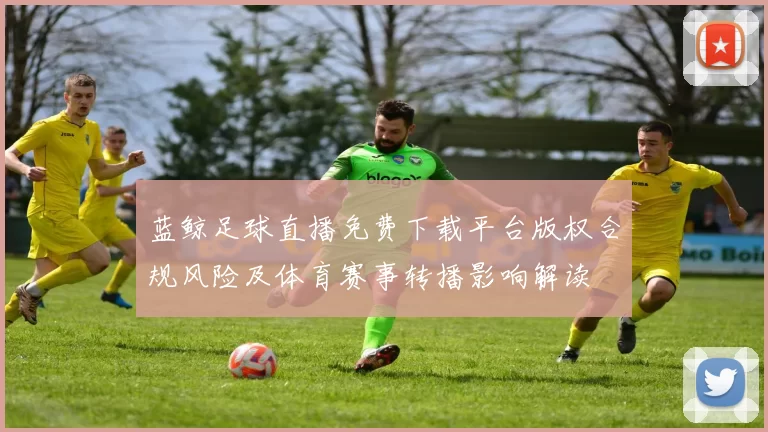 蓝鲸足球直播免费下载平台版权合规风险及体育赛事转播影响解读