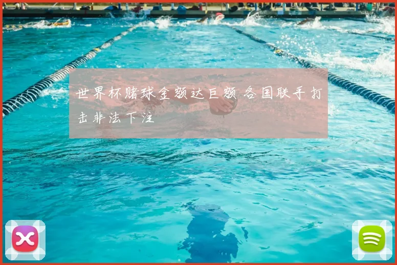 世界杯赌球金额达巨额 各国联手打击非法下注